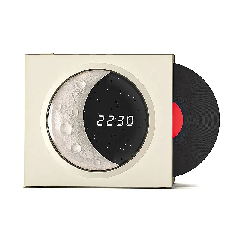 Moon Clock Bluetooth Speaker