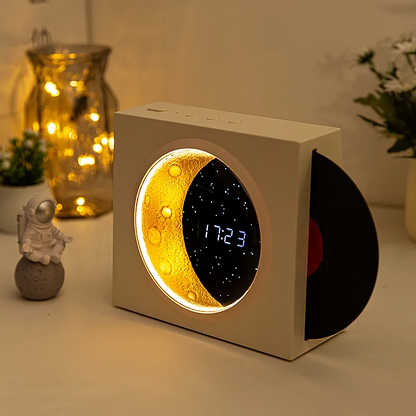 Moon Clock Bluetooth Speaker